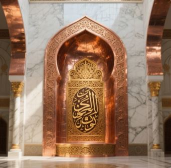 mihrab masjid tembaga kuningan(21)